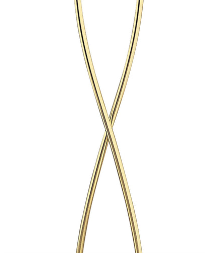 Mantra Dali Floor Lamp 2 Light G9, Polished Brass, NOT LED/CFL Compatible