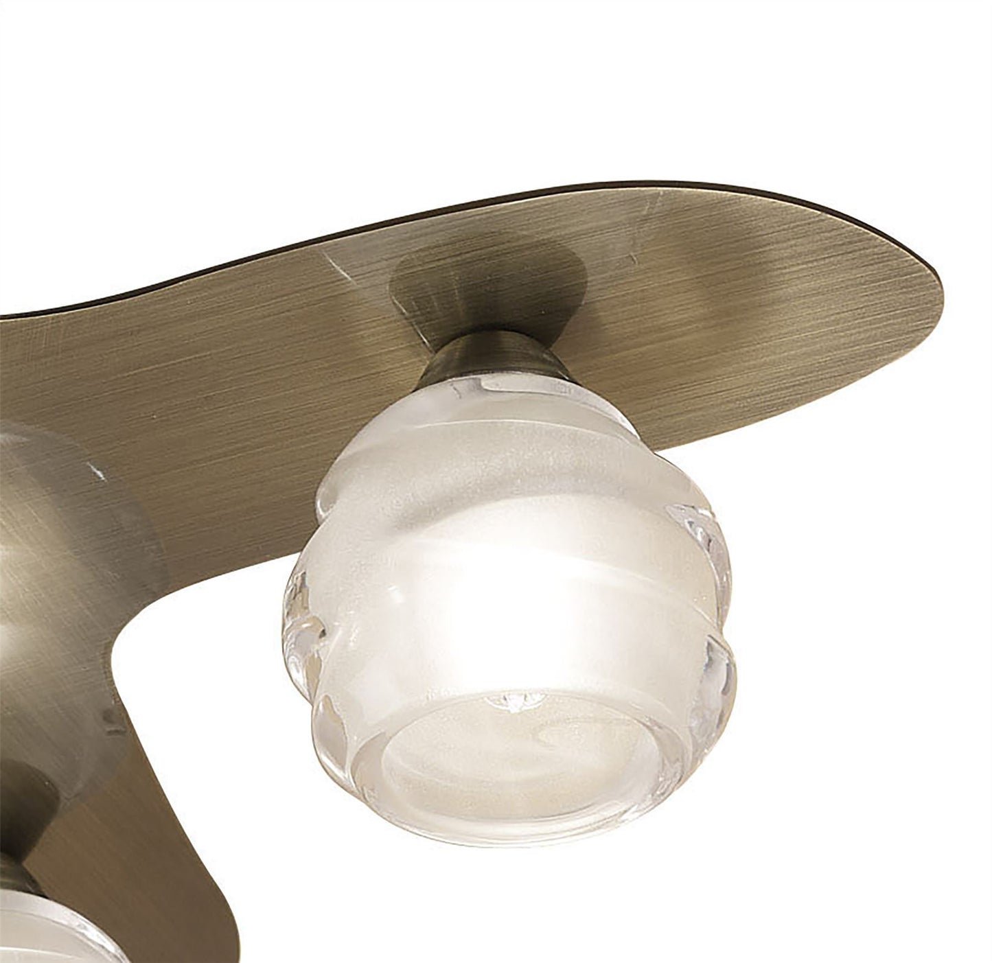 Mantra M1829 Loop Ceiling 5 Light G9 ECO, Antique Brass