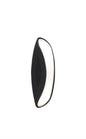 Mantra Pasion Wall Light 2 Light E27, Gloss Black/White Acrylic/Polished Chrome, CFL Lamps INCLUDED