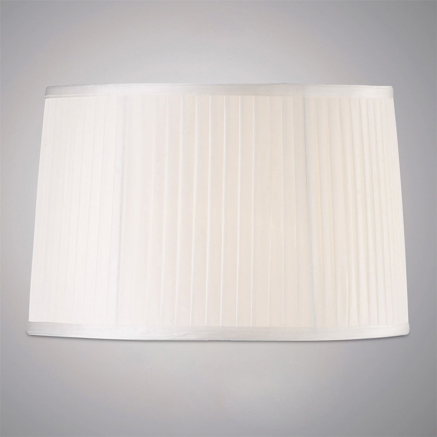 Diyas Willow Fabric Shade White 360/400mm x 260mm