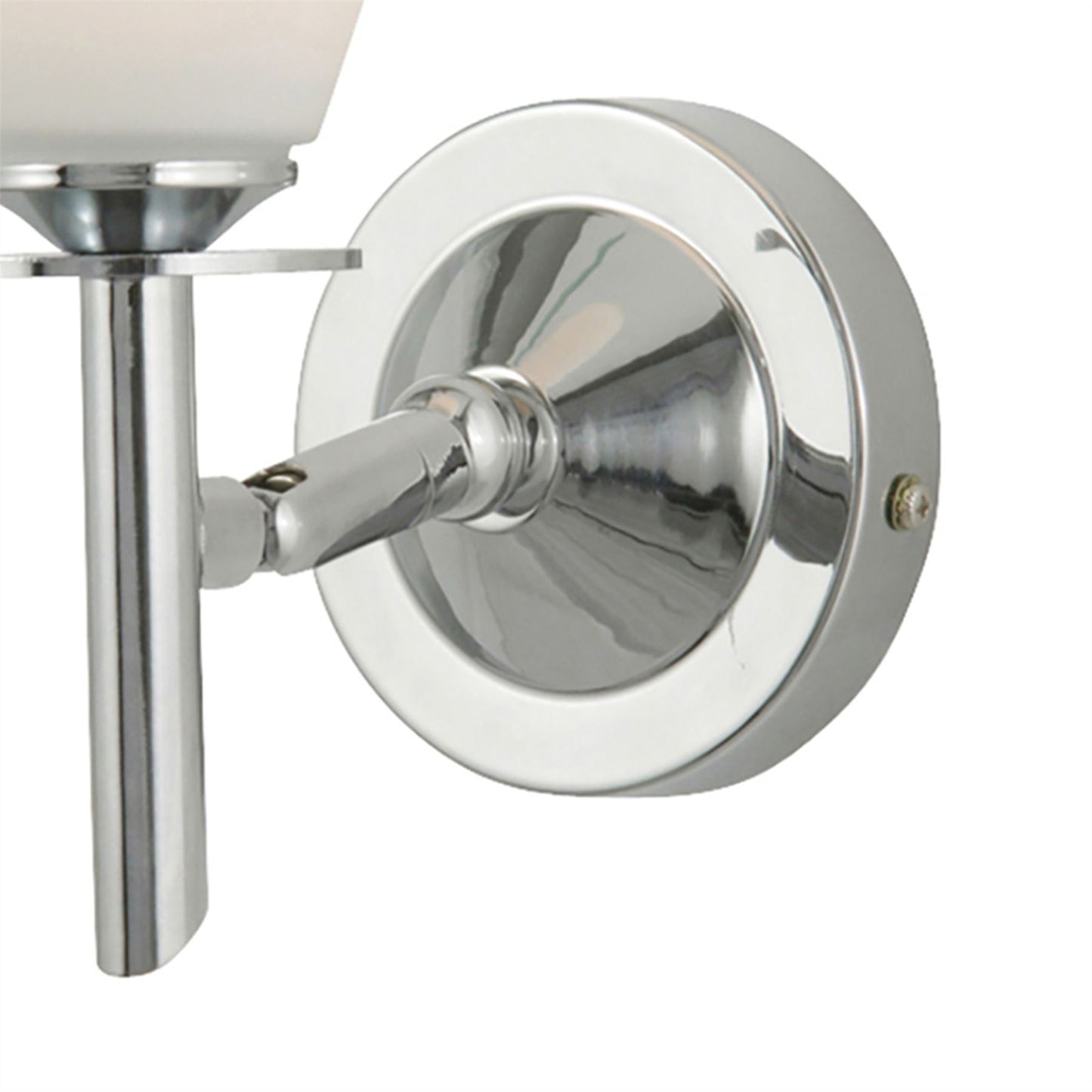 Diyas Kristina Wall Light 1 Light G9 Polished Chrome/Opal Glass