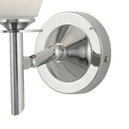 Diyas Kristina Wall Light 1 Light G9 Polished Chrome/Opal Glass