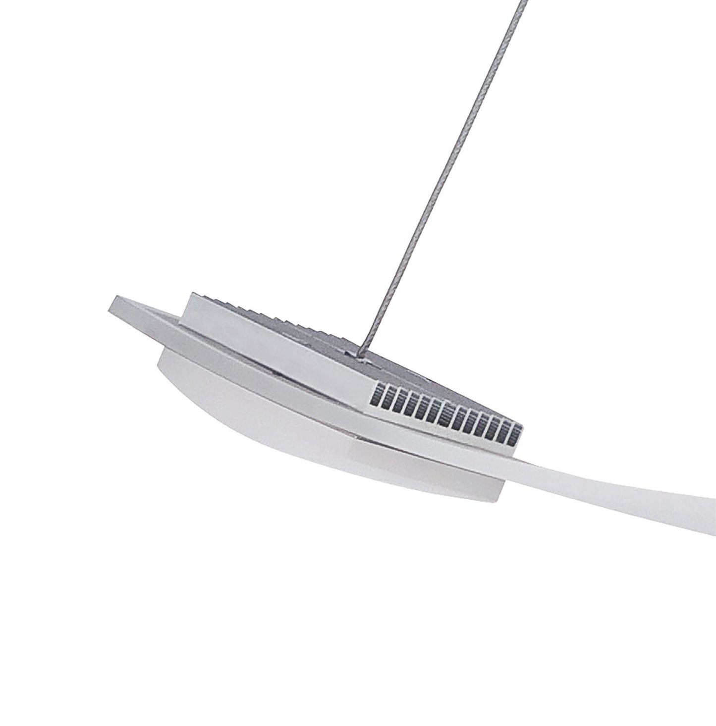 Mantra Fusion Thea Linear Pendant 3 Light 21W LED 3000K, 1890lm, Satin Aluminium, Frosted Acrylic, 3yrs Warranty