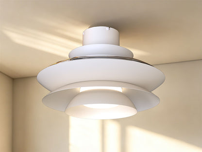 Aconcagua 50cm 20W LED Dimmable Ceiling Light With Built-In 30W DC Fan, 3000-5000K Remote Control, 3600lm, White, 5yrs Warranty