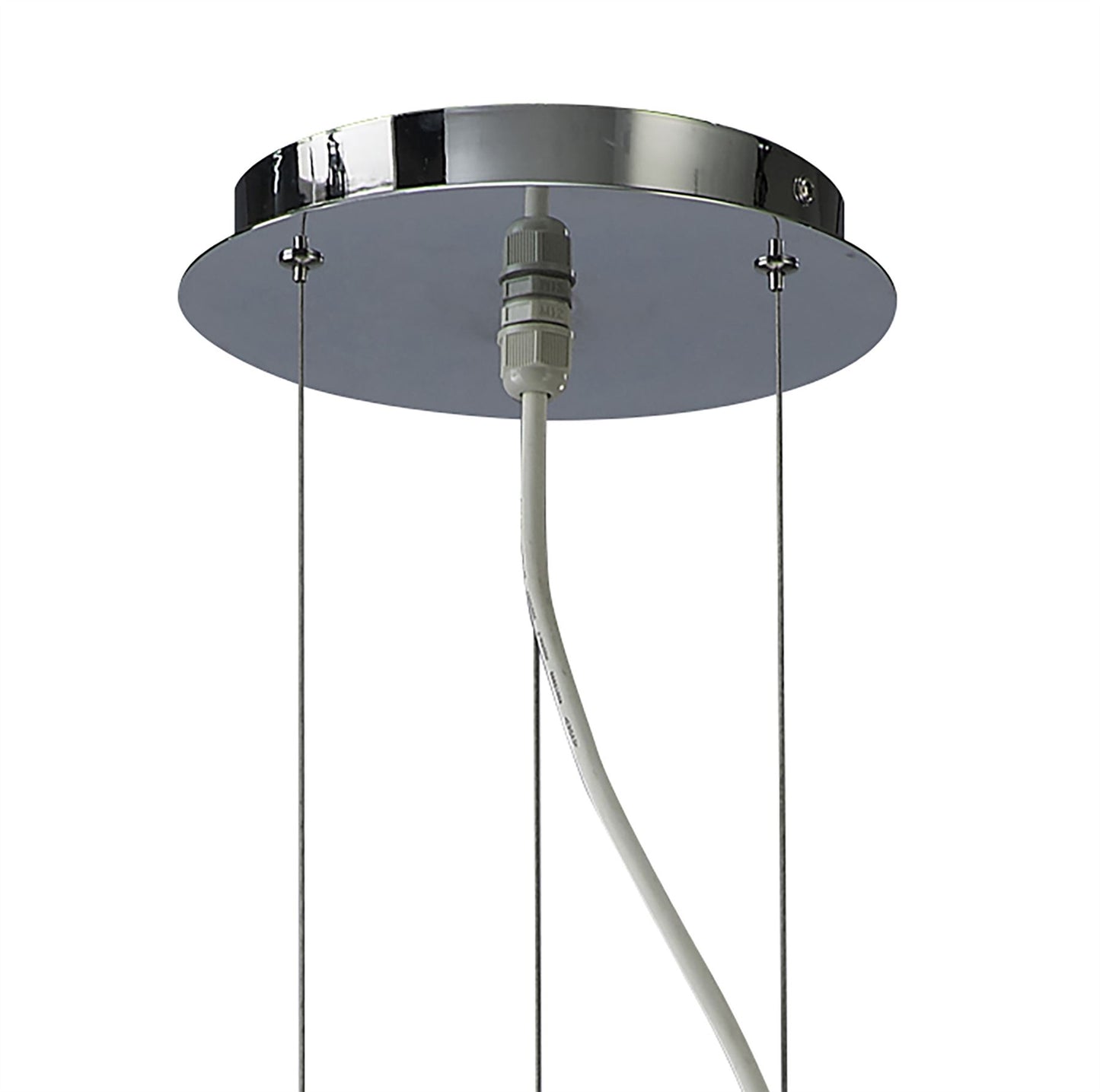 Mantra Bambu 57cm Pendant 1 Light E27 Outdoor IP44, Opal White