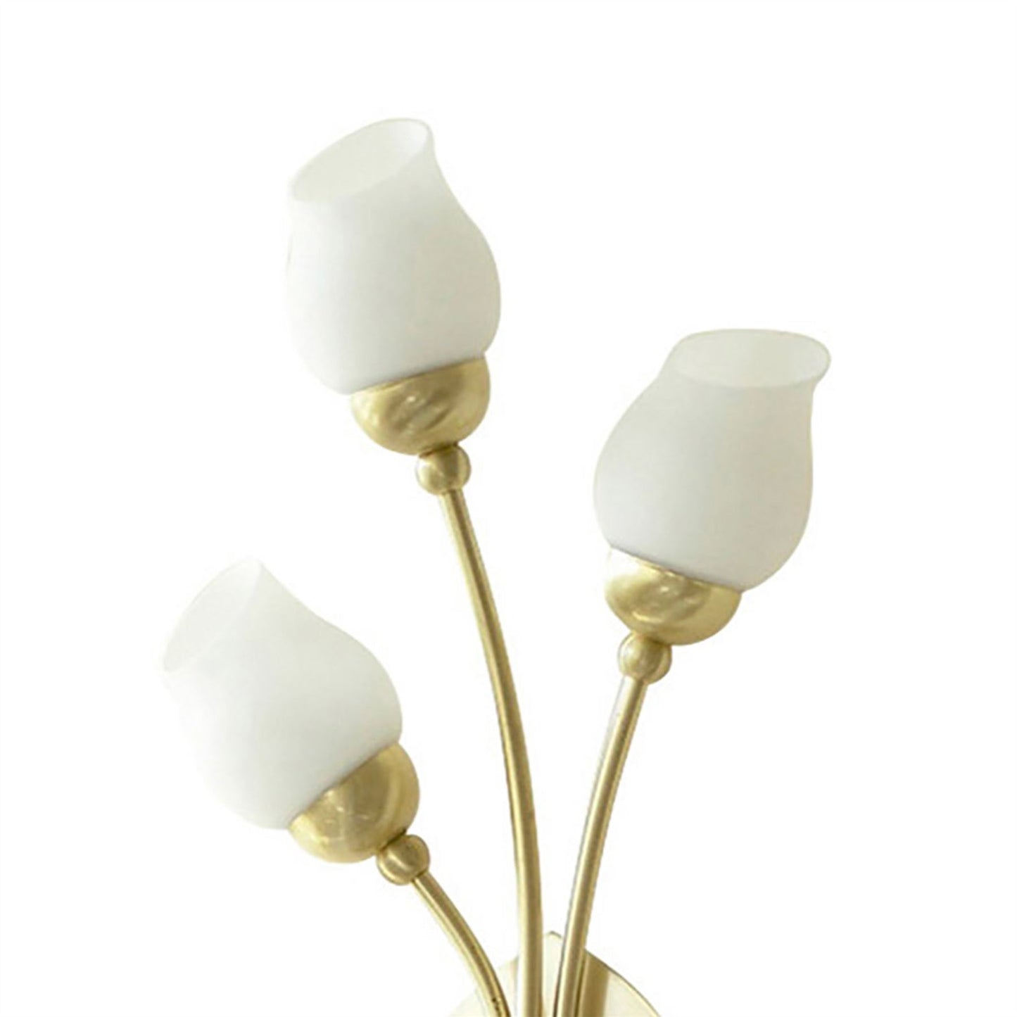 Diyas Rimini Wall Light 3 Light G9 Satin Brass/Opal Glass