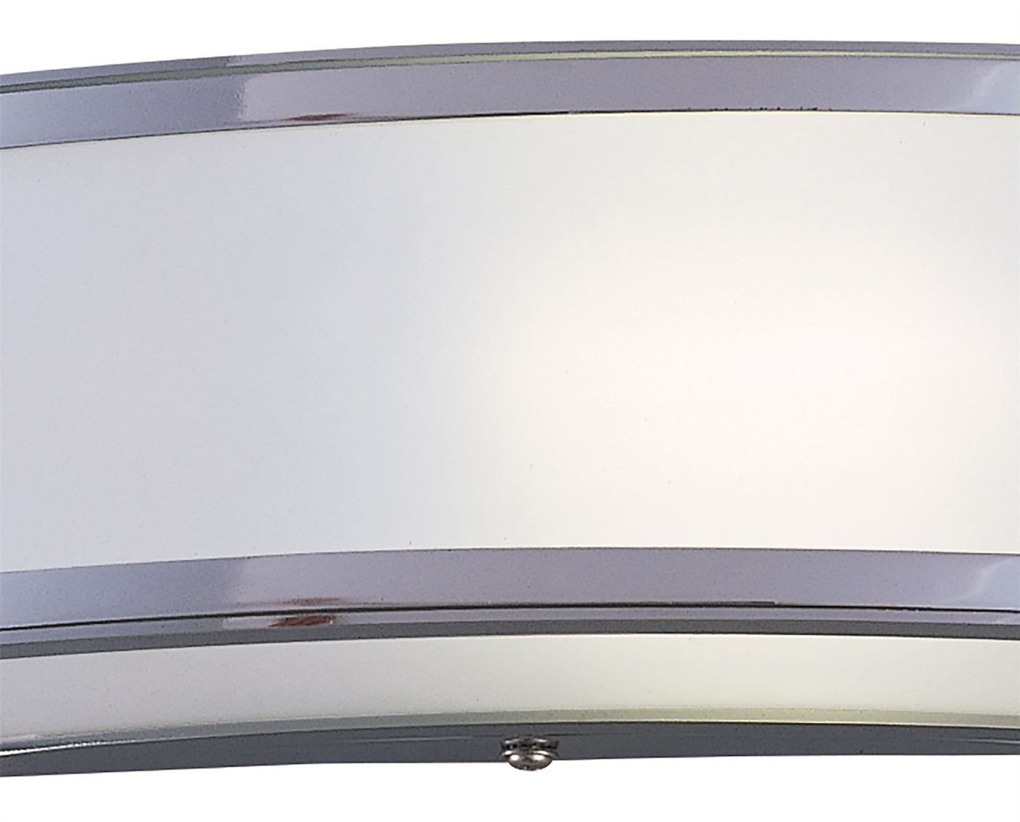 Mantra Duna GU10 Wall Light 1 Light L1/SGU10, Polished Chrome/White Acrylic, CFL Lamps INCLUDED