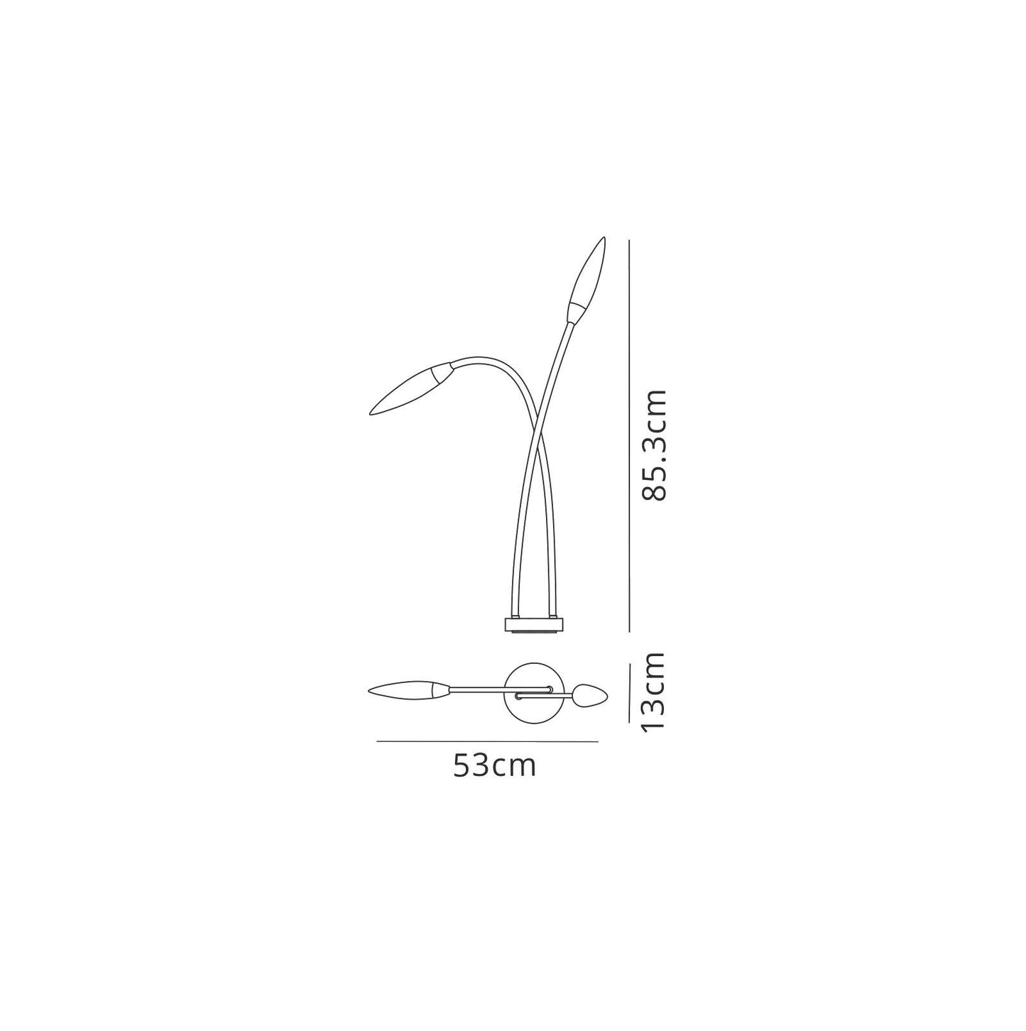 Mantra Fusion Espiga Multi-Head Post Lamp, 2 x G9, IP65, Anthracite, 2yrs Warranty