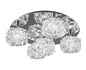 Mantra M3924 O2 Ceiling 5 Light G9, Polished Chrome