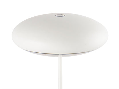 Mantra Fusion Klappen Cordless Klappen Rechargeable Battery Operated Table Lamp with USB Cable, 2.2W LED, 3000K, 188lm, IP54, White, 3yrs Warranty