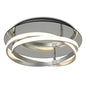 Mantra M5727 Infinity Flush 30W LED 3000K, 2500lm, Dimmable Silver/Polished Chrome/White Acrylic, 3yrs Warranty - M5727 Ceiling