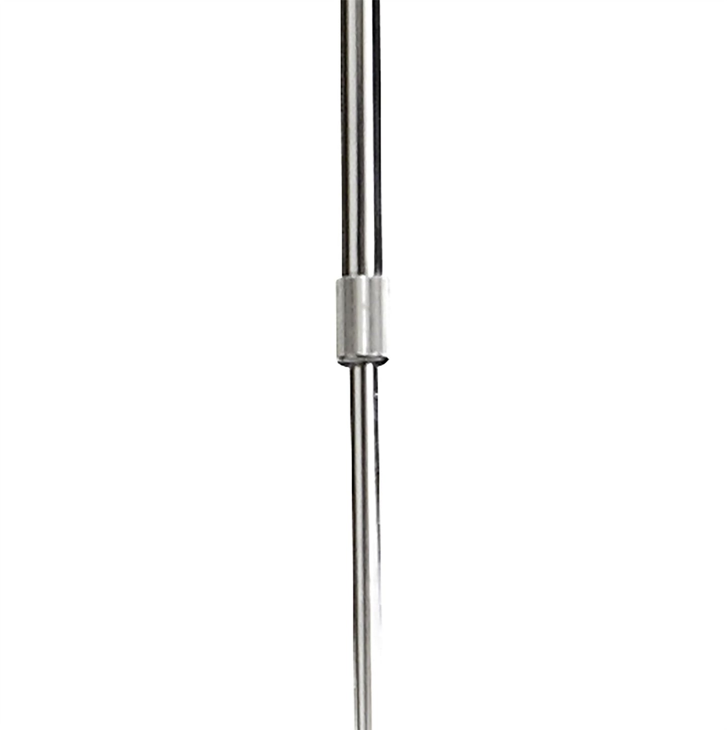 Mantra Lupin Linear Pendant 2 Light E27 Line Large, Gloss White, White Acrylic, Polished Chrome, CFL Lamps INCLUDED