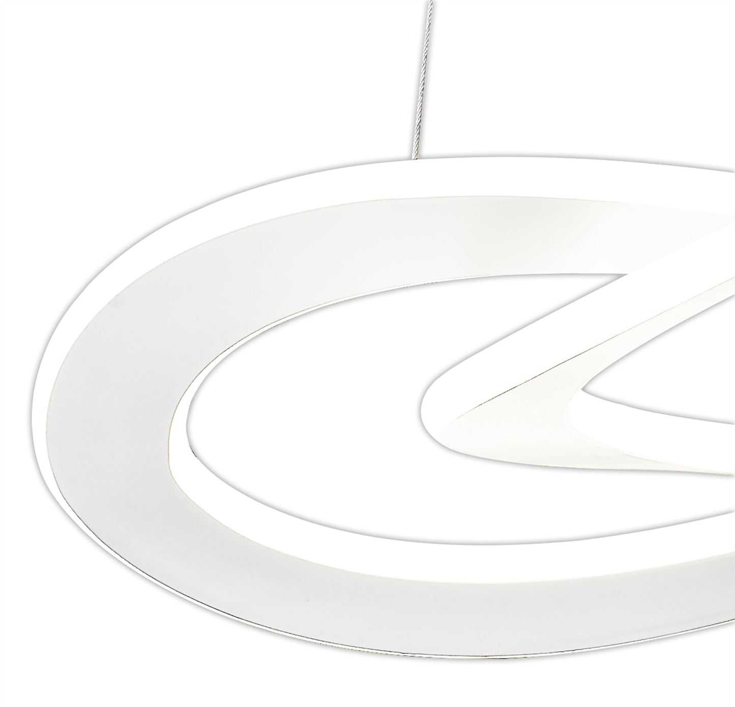 Mantra Planet 49cm Pendant, 40W LED, 3000K, 1800lm, White, 3yrs Warranty