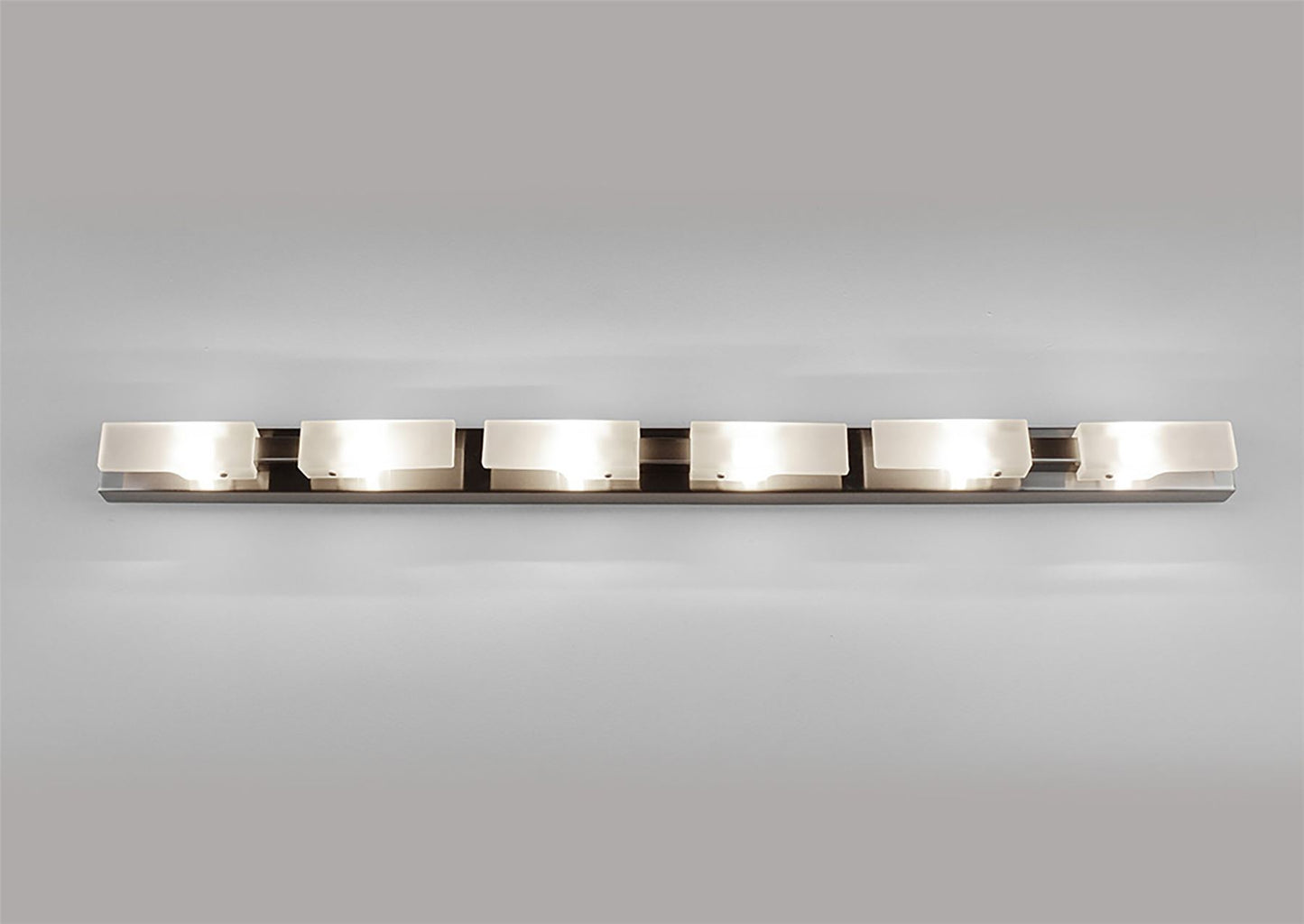Mantra (0037 008) Arco Linear Ceiling 6 Light G9, Satin Nickel
