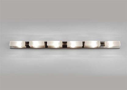 Mantra (0037 008) Arco Linear Ceiling 6 Light G9, Satin Nickel
