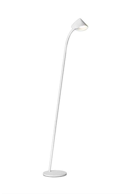 Mantra Capuccina 1 Light Floor Lamp, 8.5W LED, 3000K, 600lm, White, 3yrs Warranty