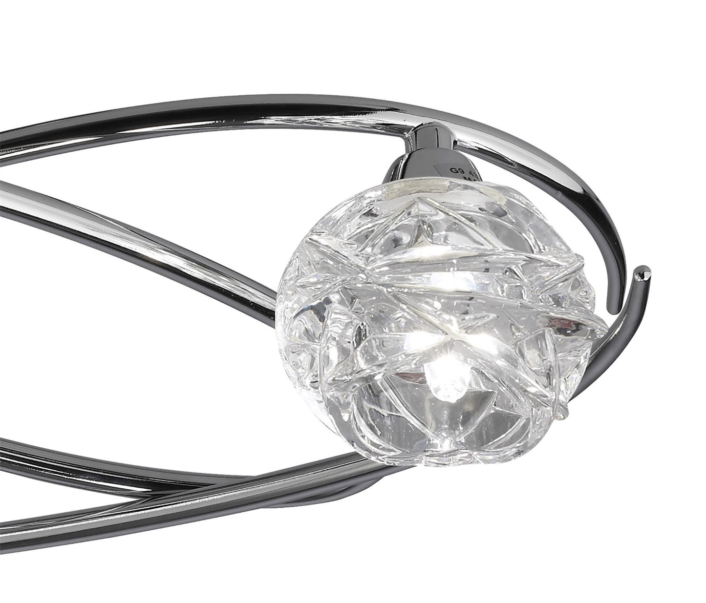 Mantra M3944 Maremagnum Ceiling 3 Light G9, Polished Chrome