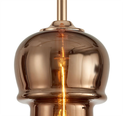 Mantra Sonata Pendant 29cm Round, 1 x E27, Copper