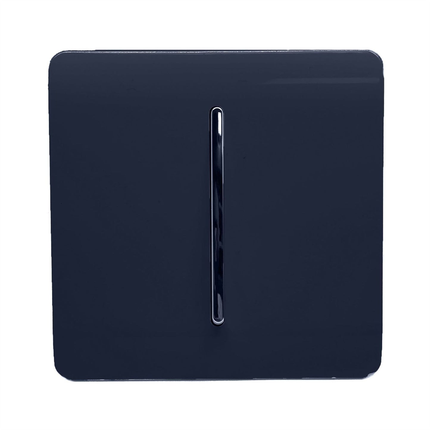 Trendi Artistic Modern Glossy Tactile Auto Retractive Door Bell Switch Navy