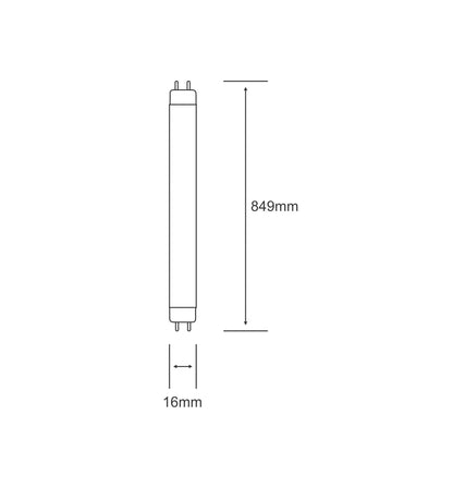 Luxram T5 T-HO 39W Natural White 4000K Fluorescent Tube Fluorescent