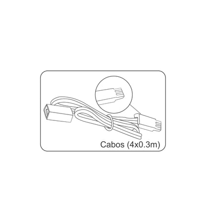 Techtouch Axis Connecting Cable Single Colour 30cm Strip