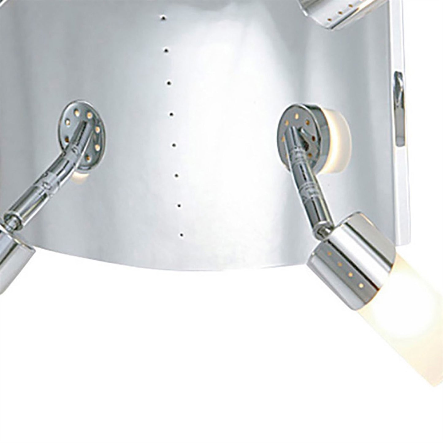 Diyas Kopus Square  4 Light G9 Polished Chrome/Frosted Glass Ceiling Light Fitting
