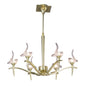 Mantra Viena 61cm Telescopic Pendant Round 6 Light G9, Polished Brass