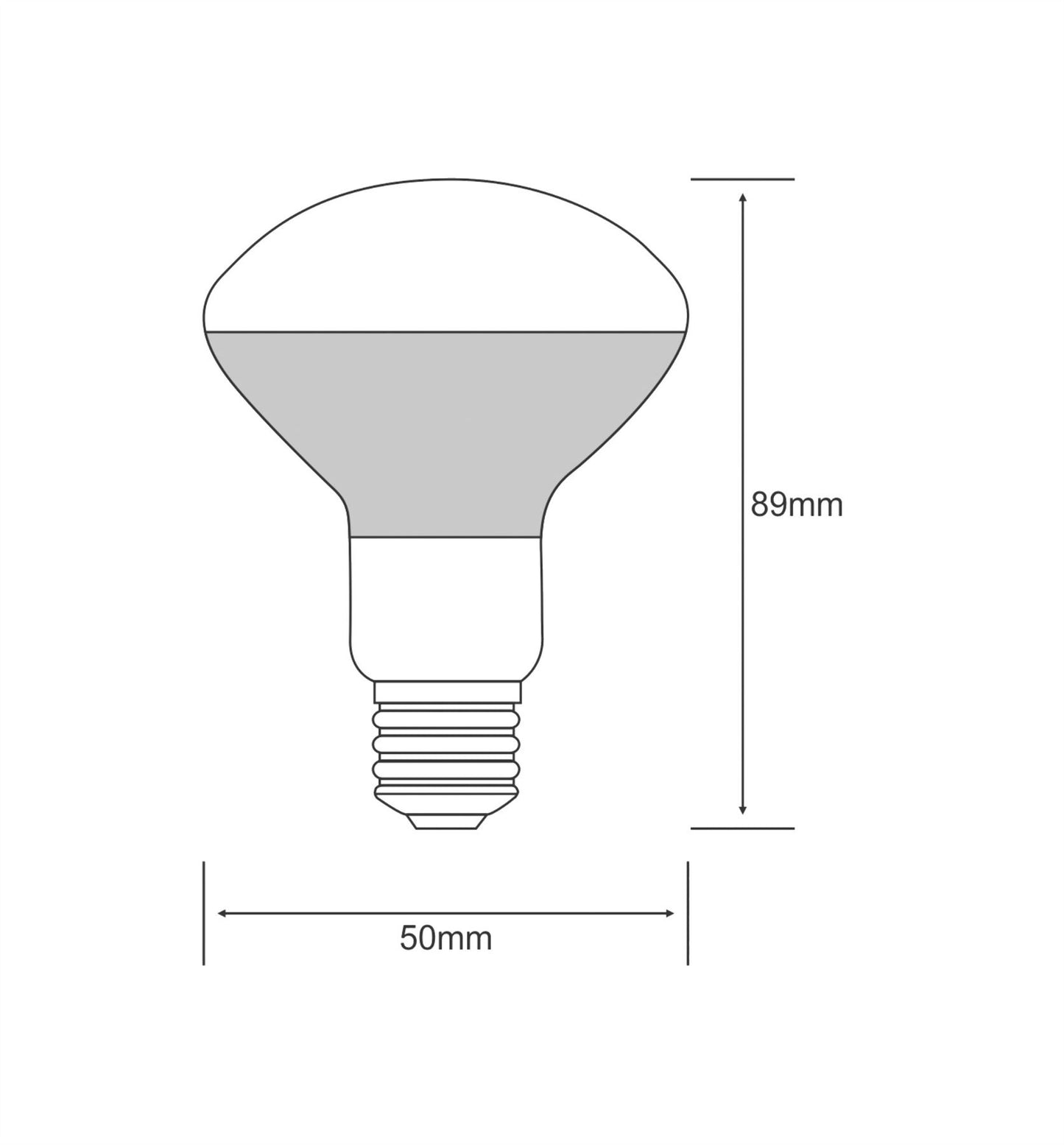 Luxram Focus Supreme R80 E27 15W 2700K Compact Fluorescent Compact