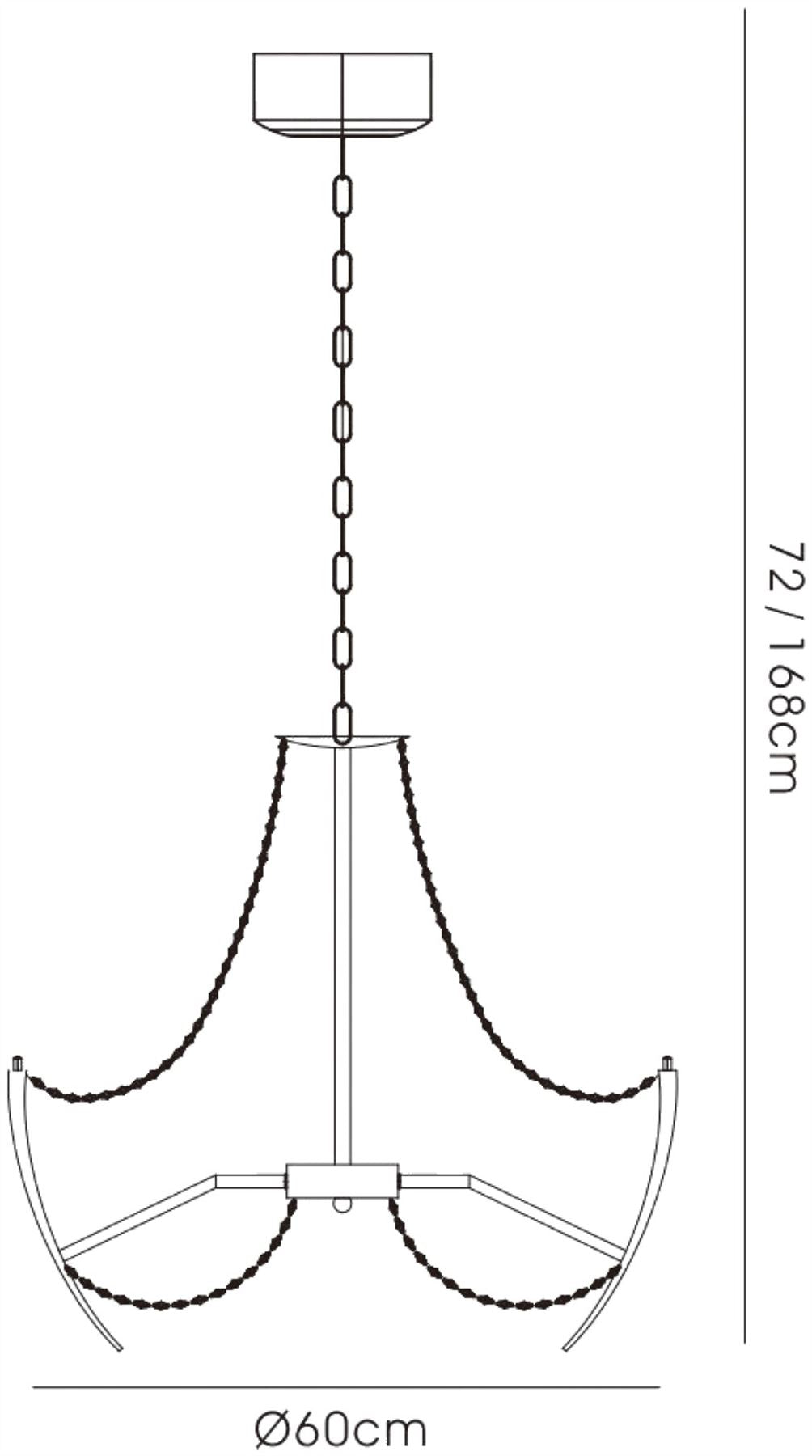 Diyas Zest 60cm  Round 9 Light G4 Polished Chrome/Crystal, NOT LED/CFL Compatible Ceiling Pendant Light Fitting