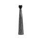 Diyas Home (DH) Silvia Mosaic Thin Vase Large Black/Chrome Mosaic
