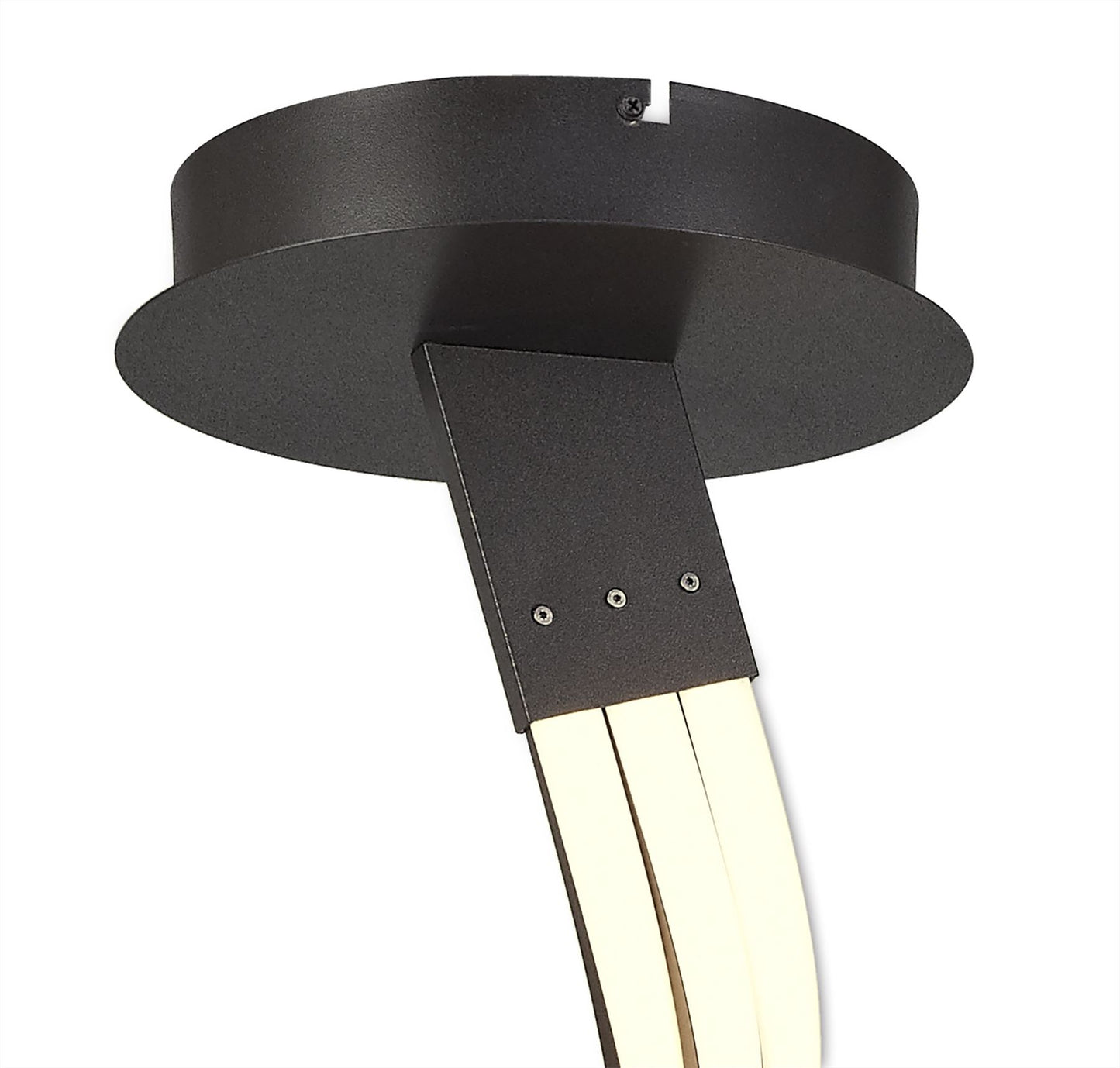 Mantra Nur XL M5807 Nur BR XL Semi Ceiling 80W LED 2800K, 6200lm, Frosted Acrylic/Brown Oxide, 3yrs Warranty - M5807 Ceiling