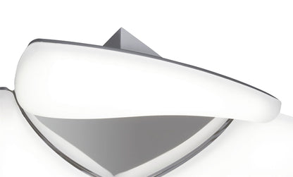 Mantra Mistral LED M3805 Mistral Ceiling 18W LED 3000K, 1620lm, Polished Chrome/Frosted Acrylic, 3yrs Warranty - M3805 Ceiling