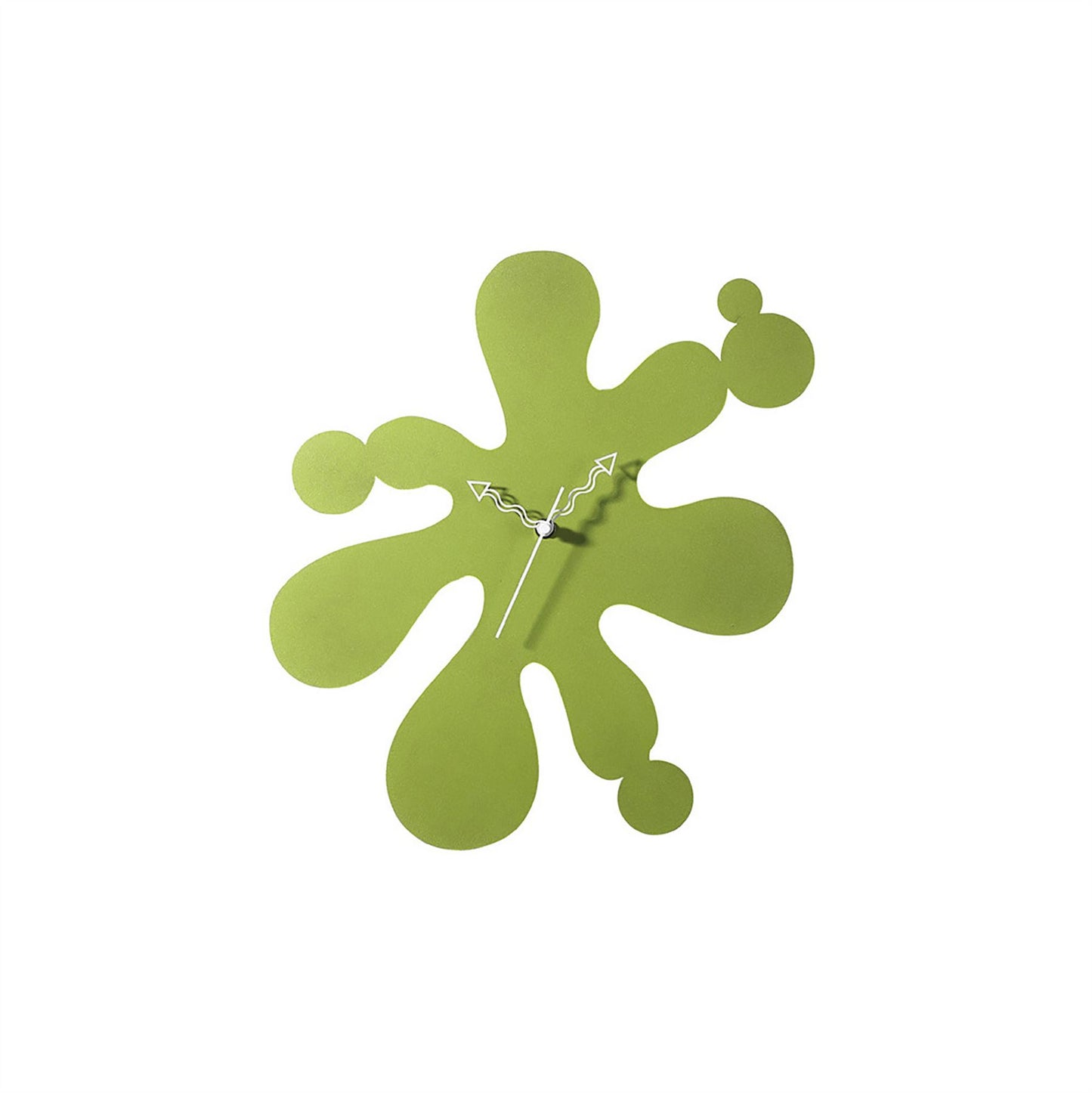 Diyas Home (DH) Infinity Splat Clock Green Wall