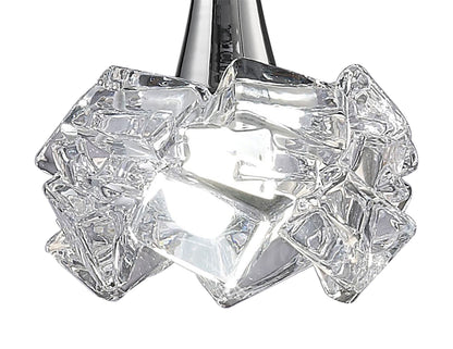 Mantra M3963 Artic Pendant 1 Light E27 Large, Polished Chrome