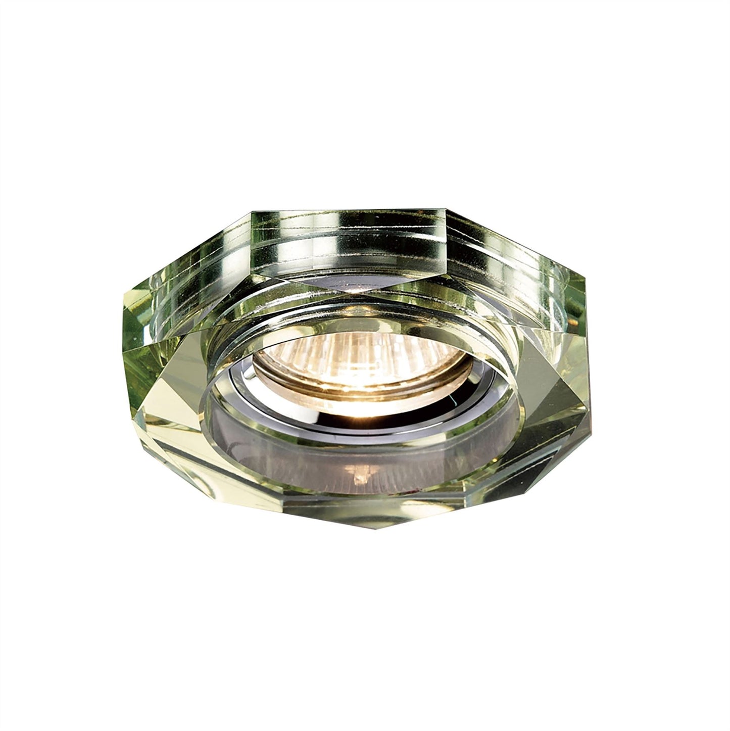 Diyas Crystal Downlights Crystal Downlight Deep Octagonal Rim Only White Wine, IL30800 REQUIRED TO COMPLETE THE ITEM, Cut Out: 62mm