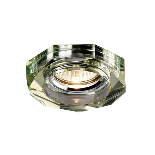 Diyas Crystal Downlights Crystal Downlight Deep Octagonal Rim Only White Wine, IL30800 REQUIRED TO COMPLETE THE ITEM, Cut Out: 62mm