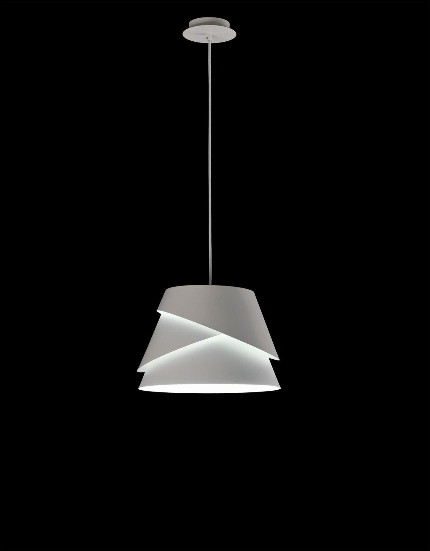 Mantra M5862 Alboran Pendant Small 1x40W (No Inc), Alumimium/ Iron