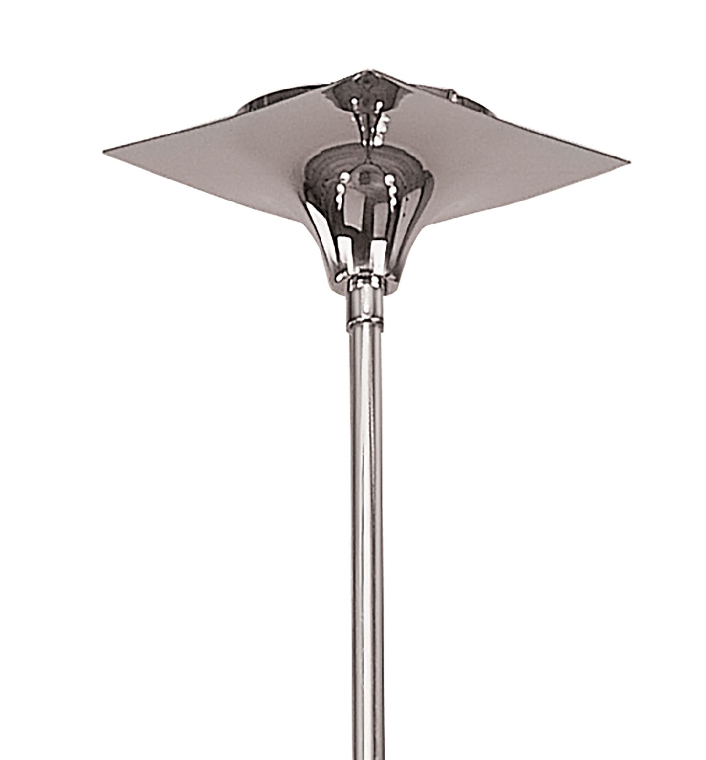 Mantra Holland Telescopic Pendant 9 Light G9, Polished Chrome/Wenge