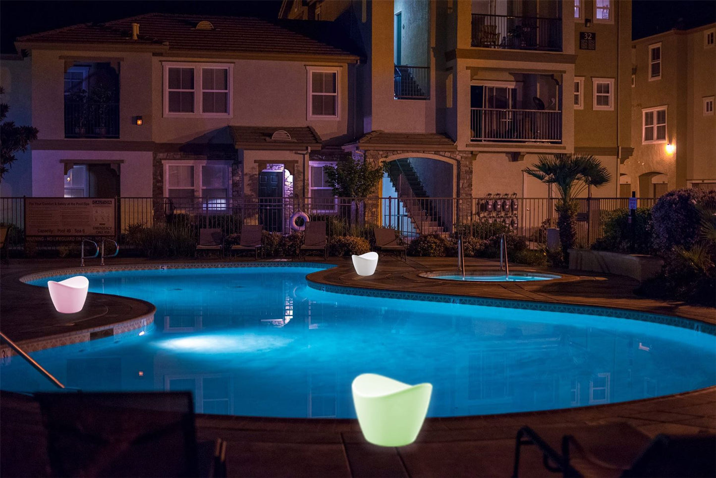 Mantra M1506 Cool Stool Rechargeable LED RGB Outdoor IP65, 120lm, Opal White, 2yrs Warranty - M1506 Furniture