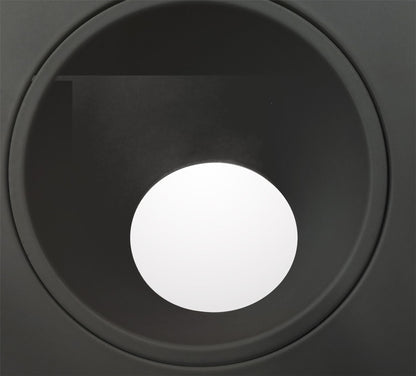 Mantra Fusion Brandon Recessed Downlight Square, 1 x GU10 (Max 12W), Matt Black, Cut Out: 98mm, Lampholder Included
