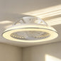 Samoa 60cm 70W LED Dimmable Ceiling Light With Built-In 35W DC Reversible Fan, White Finish c/w Remote Control, 5900lm