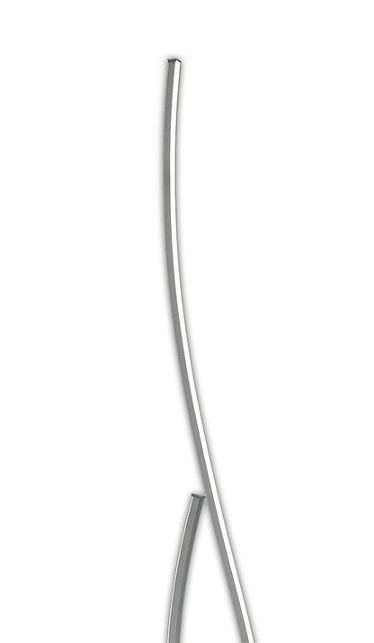 Mantra M6108 Corinto Floor Lamp 174cm, 30W LED, 3000K, 2400lm Dimmable, Silver Chrome, 3yrs Warranty