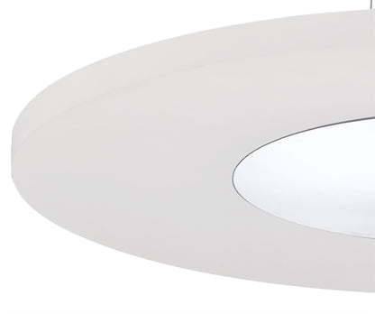 Mantra Fusion Notte 50cm Pendant 28W LED Round 3000K, 1800lm, Polished Chrome/Frosted Acrylic, 3yrs Warranty