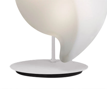 Mantra Natura Table Lamp 2 Light E27 Small Outdoor IP44, Matt White/Opal White