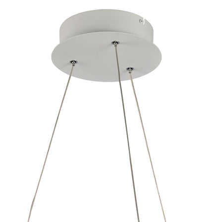 Mantra M5991 Infinity Blanco Pendant 60W LED 3000K, 4500lm, Dimmable White/White Acrylic, 3yrs Warranty