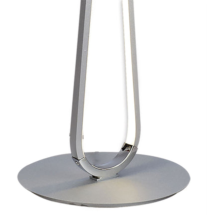 Mantra M5987 Bucle Floor Lamp 50W LED 3000K, 4300lm, Dimmable, White/Frosted Acrylic, 3yrs Warranty