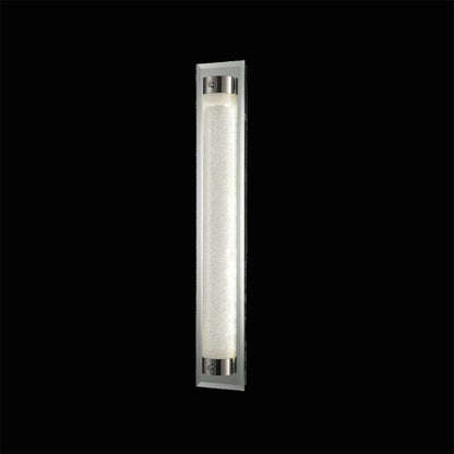 Mantra Fusion Tube Flush 21W LED 4000K Polished Chrome/Sand Diamond, 1800lm, 3yrs Warranty Crystal