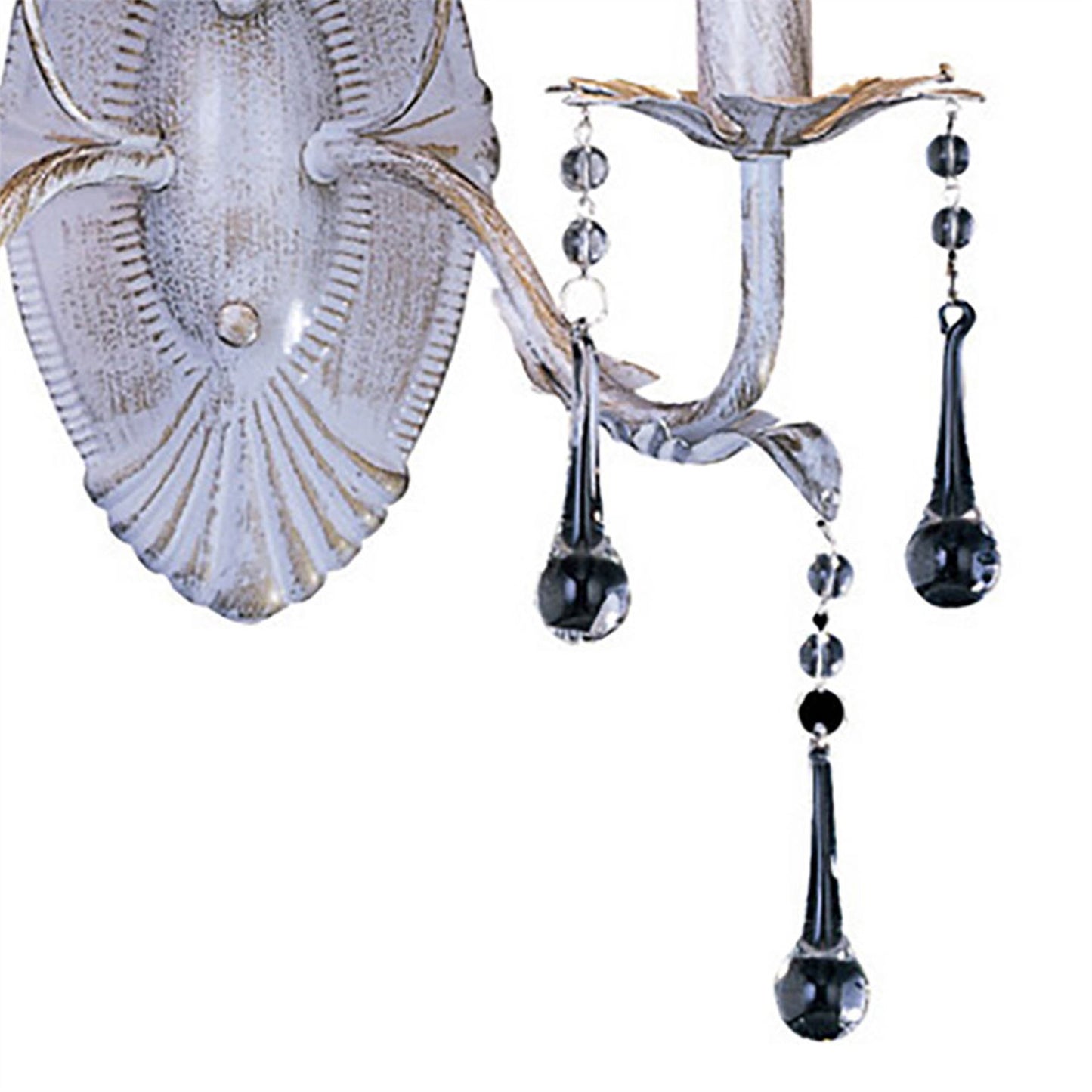 Diyas Flur Wall Light 2 Light E14 White French Gold