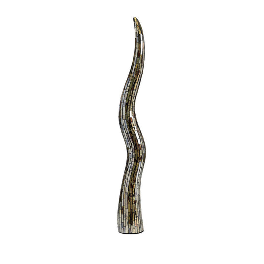 Diyas Home (DH) Taglia Mosaic Ornament Large Brown/Silver/French Gold Mosaic