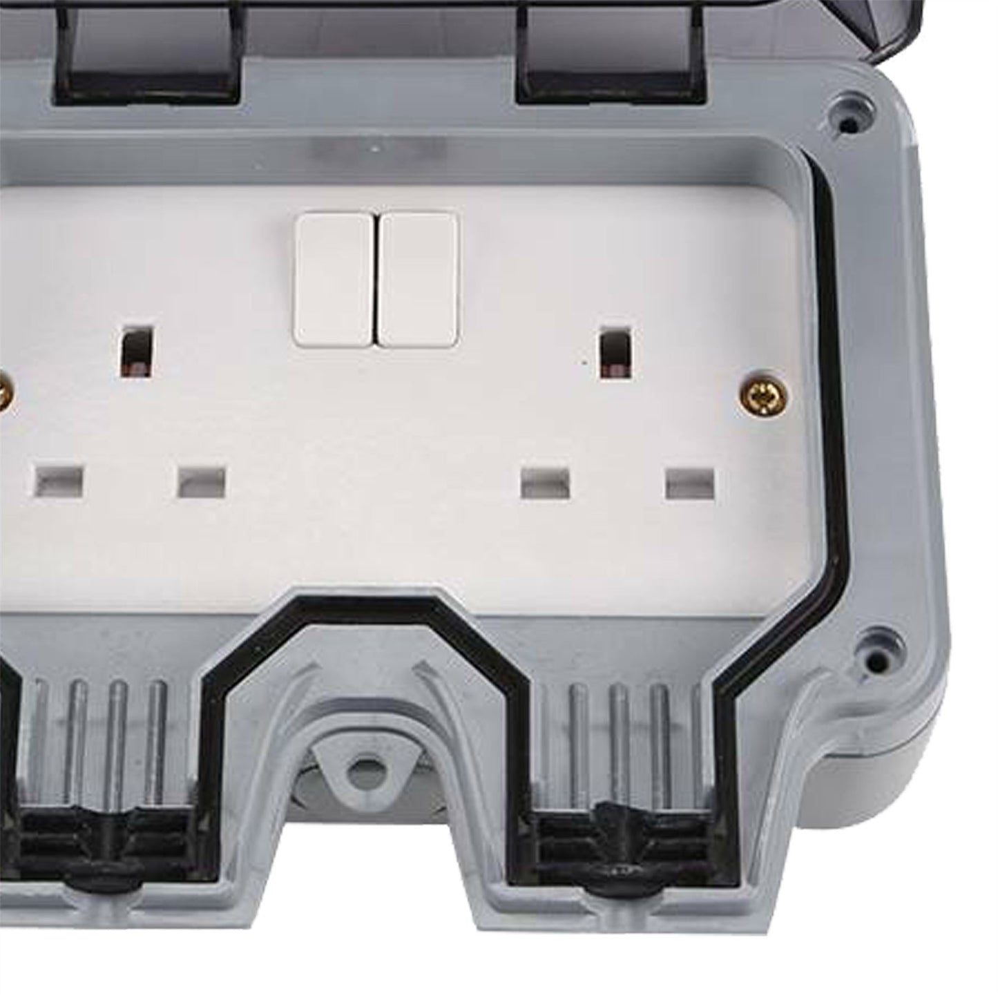 Deco Additions, Exterior IP66 2 Gang 13Amp Switched Double Socket - D0591 Wiring